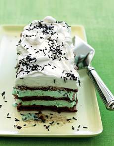 peppermint ice cream cake whipped topping ice cream cookies