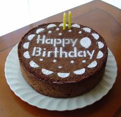 Birthday Cake Pictures on Happy Birthday Whiskey Fudge Cake   Dianasdesserts Com