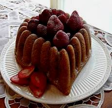 Strawberry Heart Bundt Cake